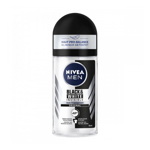 NIVEA DESODORANTE ROLL ON MEN BLCK WHITE POWER 50ml