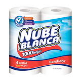 NUBE BLANCA PAPEL HIGIENICO CON AROMA 4 UNIDAD