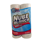 NUBE BLANCA PAPEL HIGIENICO CON AROMA 6 UNIDAD