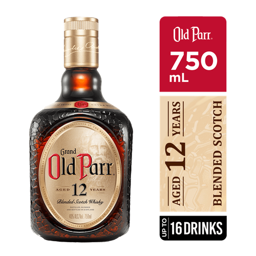 OLD PARR WHISKY 12 AÐOS 750ml