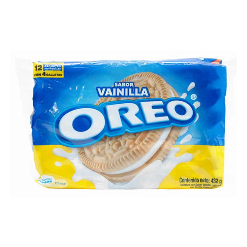 OREO GALLETA SABOR VAINILLA 432g