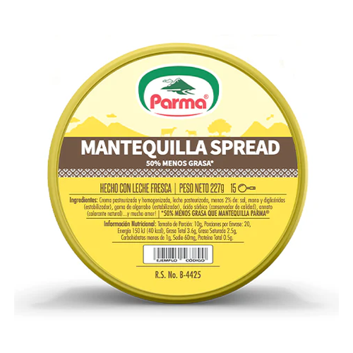 PARMA MANTEQUILLA SPREAD TARRO 227g