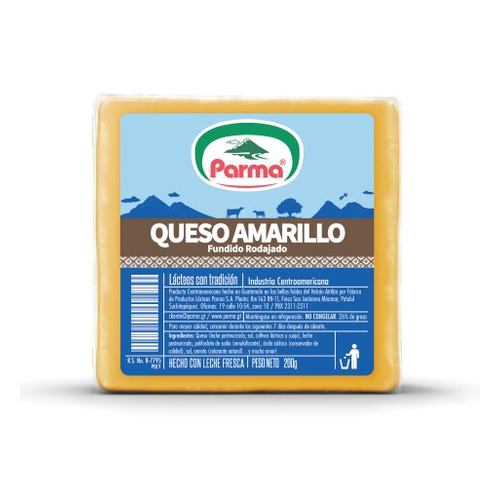 PARMA QUESO AMARILLO RODAJADO POLI 200g
