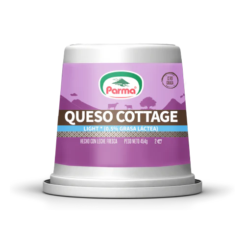 PARMA QUESO COTTAGE LIGHT 0.5% GRASA TARRO 454g
