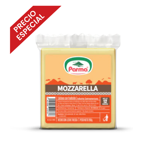 PARMA QUESO MOZZARELLA RALLADA BOLSA 200g