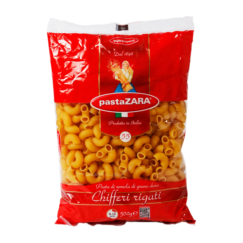 PASTA ZARA CODITO CHIFFERI RIGATI NO. 55 500g