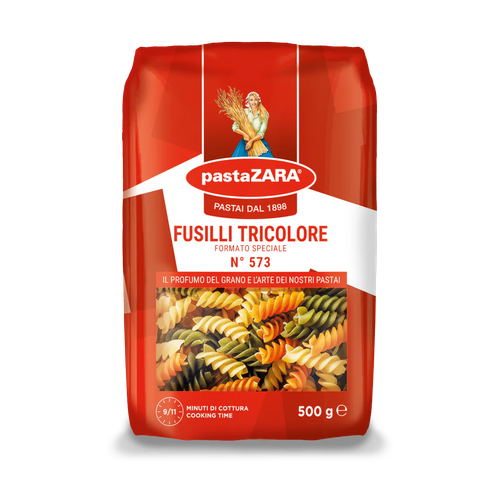 PASTA ZARA PASTA FUSILLI TRICOLOR 500g