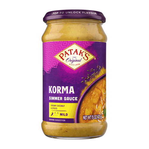 PATAKS SALSA KORMA SIMMER SAUCE 425g