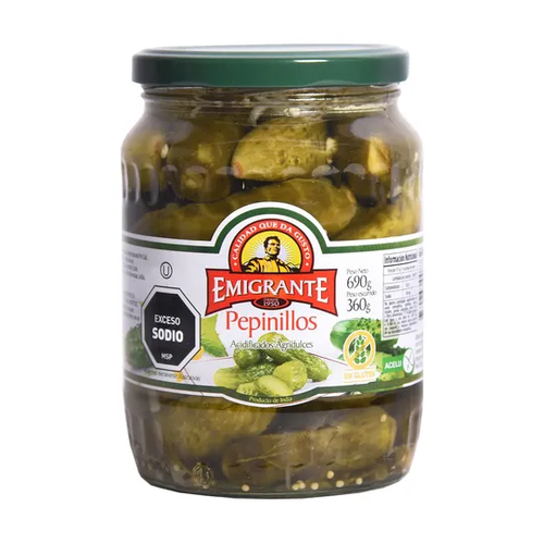 PAULSEN PEPINILLOS GEWURZ GURKEN FRASCO 670g