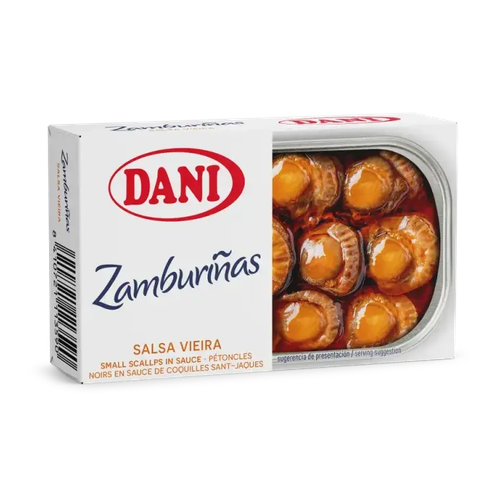 PESCATINA ZAMBURIÐAS EN SALSA DE VIERA 111g