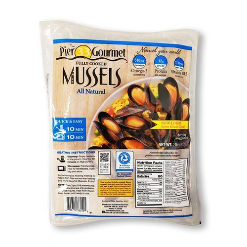 PIER33GOURMET MEJILLONES 907g