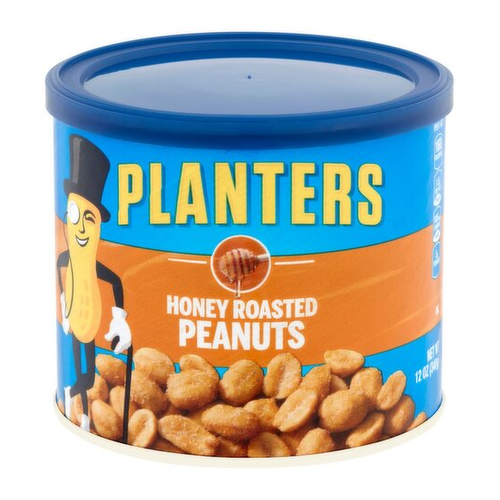 PLANTERS PEANUT HONEY ROASTED LATA 12 OZ