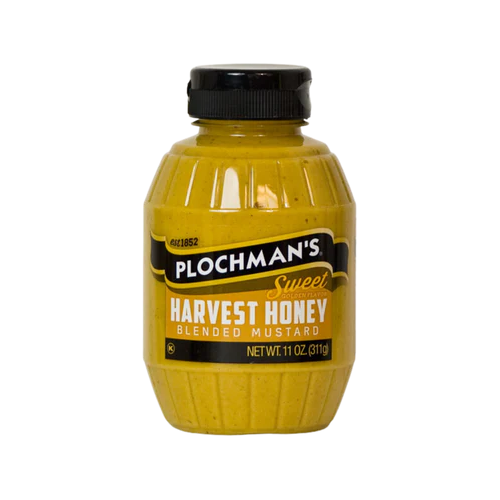 PLOCHMANS MOSTAZA HAVEST HONEY SWEET 11 OZ