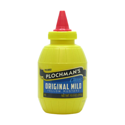 PLOCHMANS MOSTAZA ORIGINAL MILD YELLOW 11 OZ