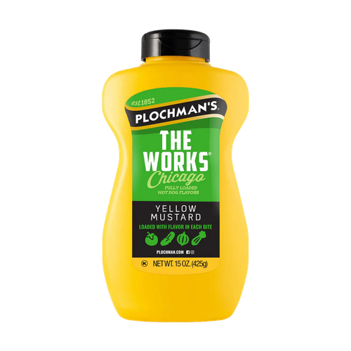 PLOCHMANS MOSTAZA THE WORKS 1 OZ