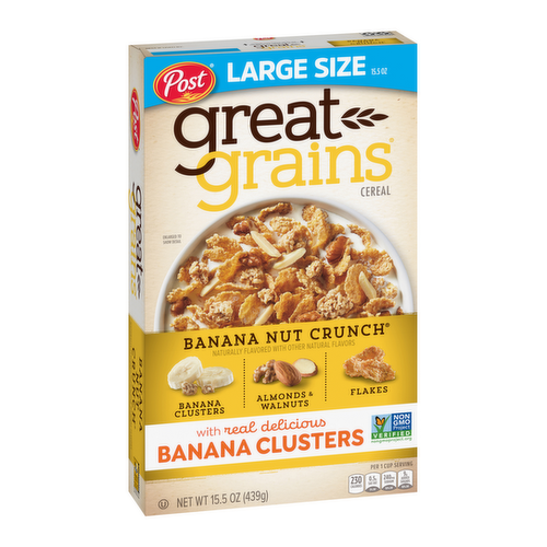 POST CEREAL GREAT GRAINS BANANA 16 OZ