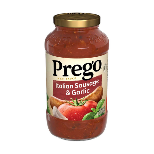 PREGO SALSA ITALIAN SAUSAGE & GARLIC 666g