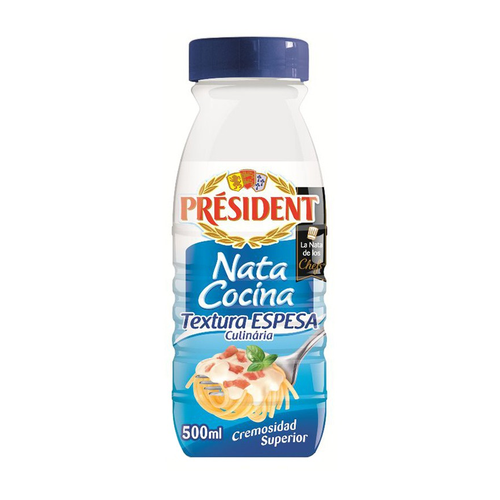 PRESIDENT CREMA PARA COCINAR UHT 18% 50CL 500ml