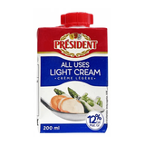 PRESIDENT CREMA UHT 12% 20 UNIDAD