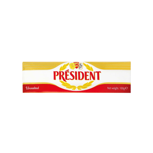 PRESIDENT MANTEQUILLA SIN SAL BARRA 100g