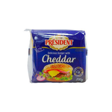 PRESIDENT QUESO CHEDDAR BURGER REBANDO 10 UNDS 200g