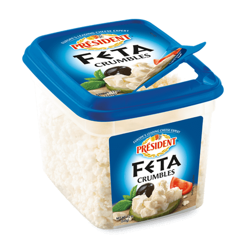 PRESIDENT QUESO FETA CRUMBLED PLAIN 6 OZ