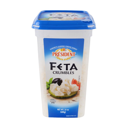 PRESIDENT QUESO FETA CRUMBLES 680g