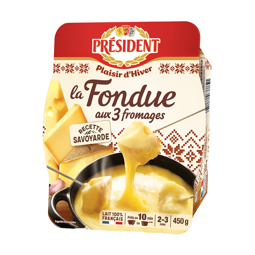PRESIDENT QUESO P/FONDUE CUP 450g