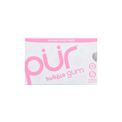 PUR GUM GOMA DE MASCAR BUBBLE GUM 9 UNIDAD