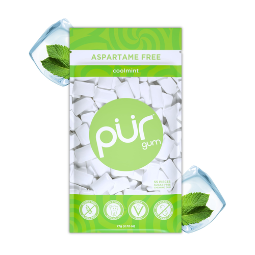 PUR GUM GOMA DE MASCAR COOLMINT 3 OZ