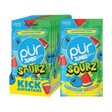 PUR GUM GOMA DE MASCAR JUMBO SOURZ BLUE RASPBERRY WATERMELON 81g