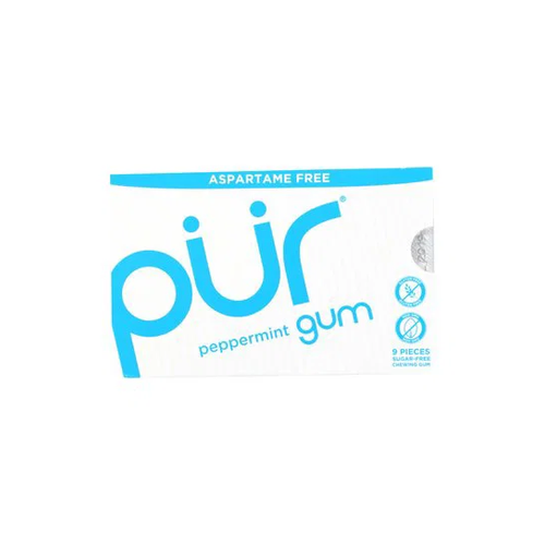 PUR GUM GOMA DE MASCAR PEPPERINT GUM 9 UNIDAD