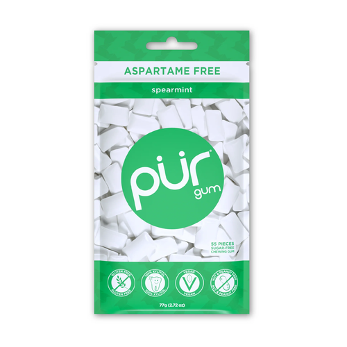 PUR GUM GOMA DE MASCAR SPEARMINT 3 OZ