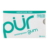 PUR GUM GOMA DE MASCAR WINTERGREEN GUM 9 UNIDAD