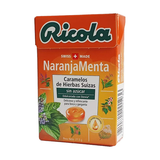 RICOLA DULCE NARANJA MENTA SIN AZUCAR CAJITA 28g