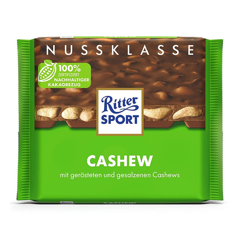 RITTERS SPORT CHOCOLATE CASHEW MARAÐON 100g