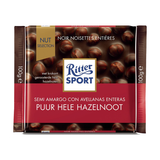 RITTERS SPORT CHOCOLATE SEMI AMARGO CON AVELLANAS 100g