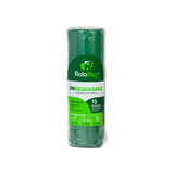 ROLO BAG BOLSAS BIODEGRADABLE JARDINERAS VERDES 15 UNIDAD