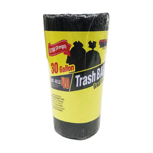 ROLO BAG BOLSAS NEGRAS EXTRA GRANDES 30 UNIDAD