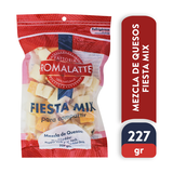 ROMALATTE QUESO FIESTA MIX EN CUBITOS 2LB 227g