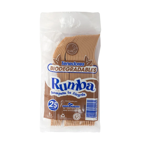 RUMBA TENEDOR 25 UNDS 25 UNIDAD
