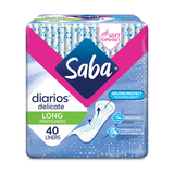 SABA PROTECTORES DIARIOS LARGOS 40 UNIDAD