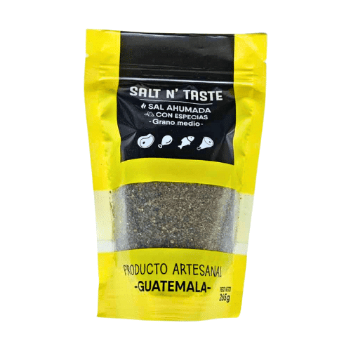 SALT N TASTE SAL AHUMADA CON ESPECIES BOLSA 265g
