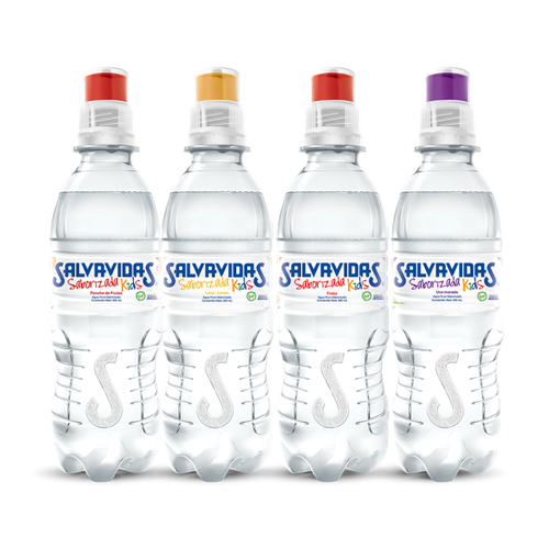 SALVAVIDAS AGUA SABORIZADA UVA KIDS 300ml
