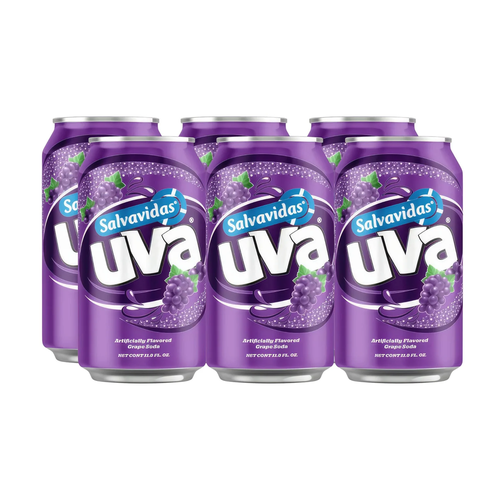 SALVAVIDAS AGUA UVA LATA 350ml