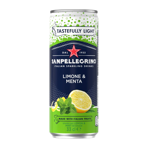 SAN PELLEGRINO BEBIDA LIMONE & MENTA LATA 330ml