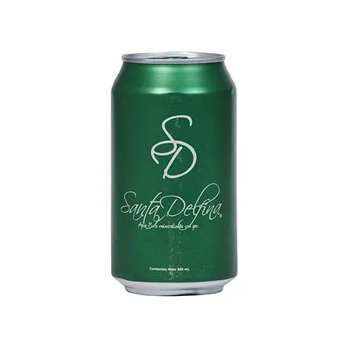 SANTA DELFINA AGUA MINERAL LATA 350ml