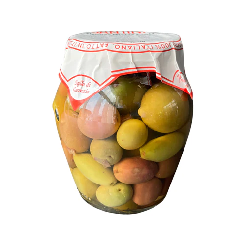 SANTINI ACEITUNAS MIXTAS FRASCO 240ML 10 OZ
