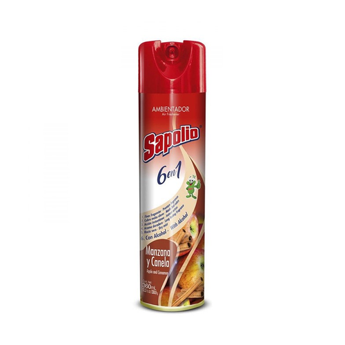 SAPOLIO AROMATIZANTE MANZANA CANELA AEROSOL 360ml