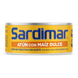 SARDIMAR ATUN TROCITOS CON MAIZ DULCE 140g